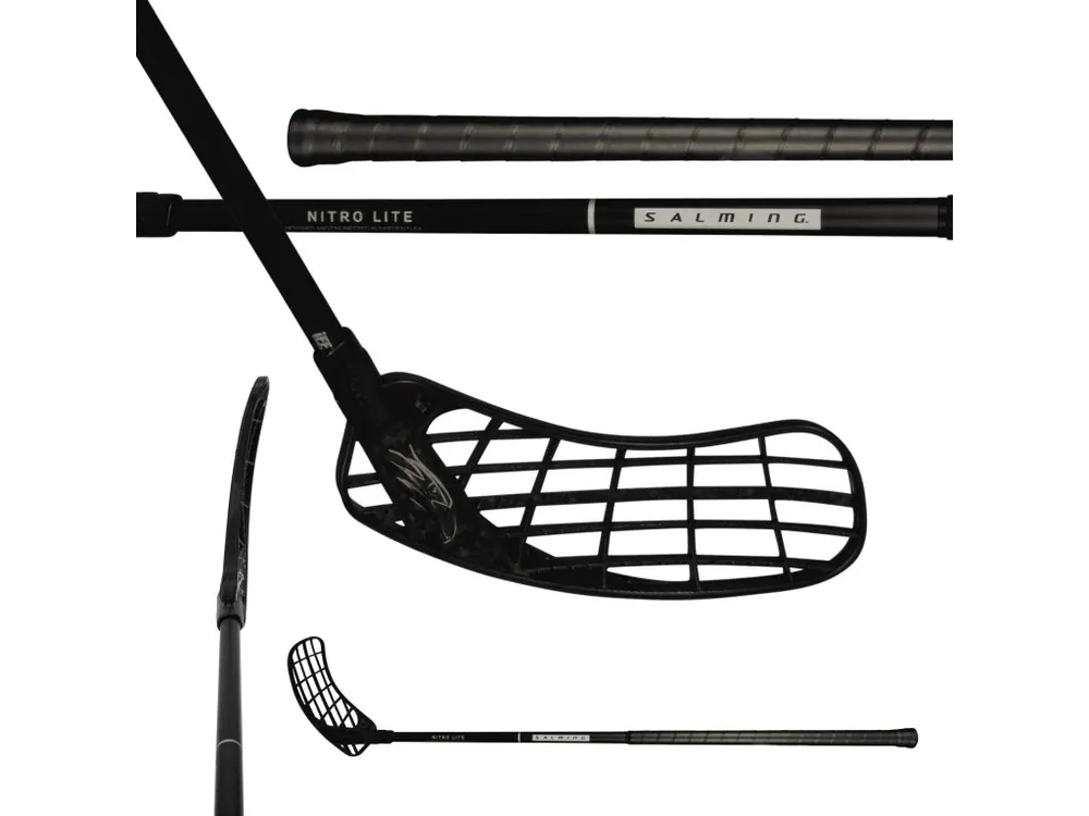 SALMING Hawk Nitrolite 29 Black/Silver Kup Teď