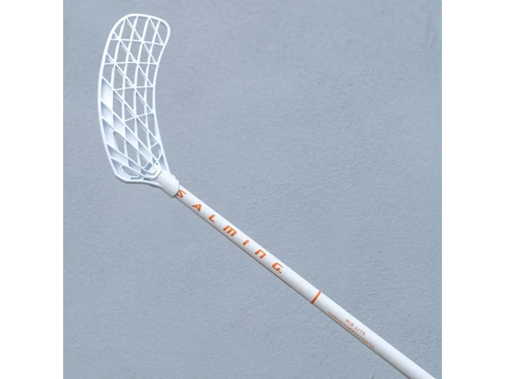 SALMING Flow Midlite 32 JR White/Nectarine Levný