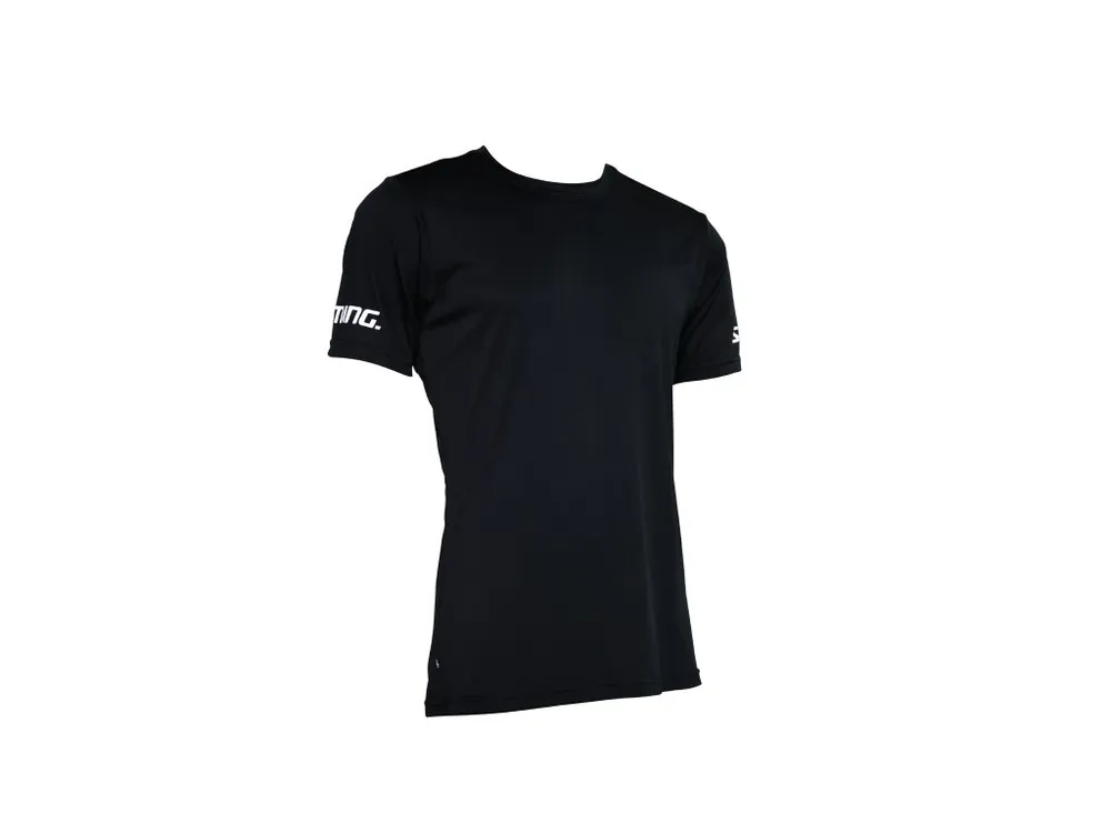 SALMING Core 22 Training Tee Black/Asphalt Vysoce Kvalitní