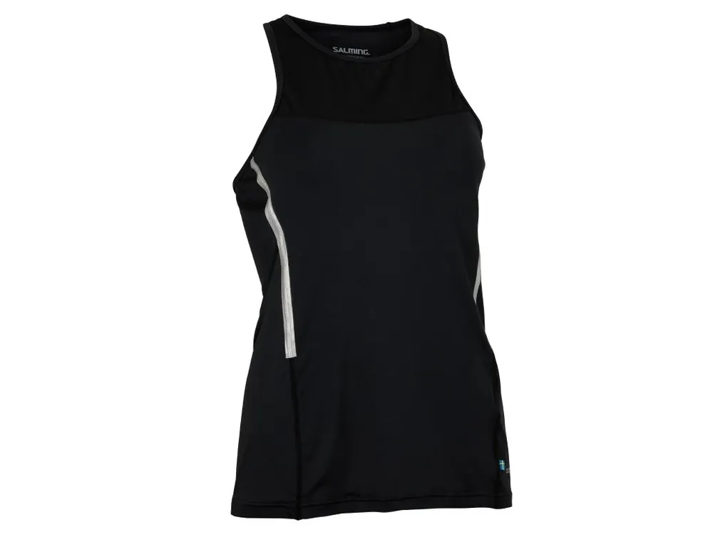 SALMING Run Laser Tank Women Black Melange Vysoce Kvalitní