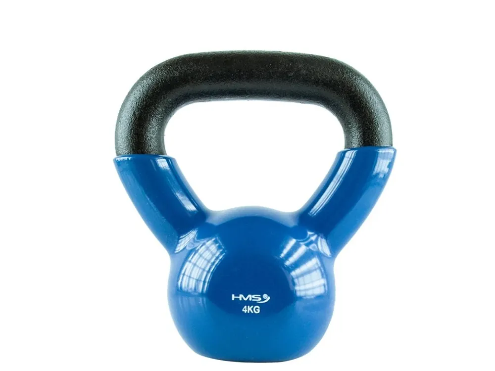 Přímo Od Výrobce Kettlebel HMS KN 4 kg pokrytý vinylem