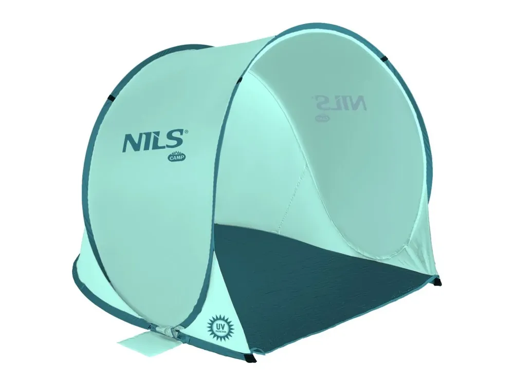 Samorozkládací plážový stan NILS Camp NC3173 mentolový Horká Nabídka