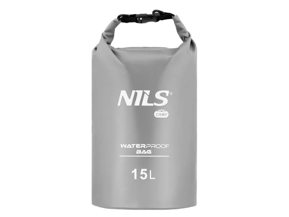 Nepromokavý vak NILS Camp NC1703 15L šedý Horká Nabídka
