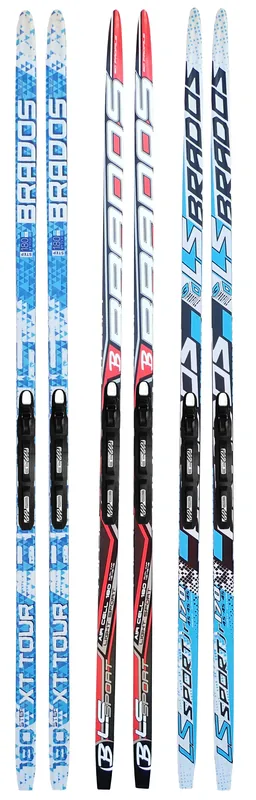Běžecké lyže Brados s vázáním SNS - hladké 150 - 205 cm. Přímo Od Výrobce