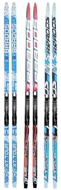 Dokud Zásoby Vydrží Běžecké lyže Brados s vázáním NNN - hladké 150 - 205cm