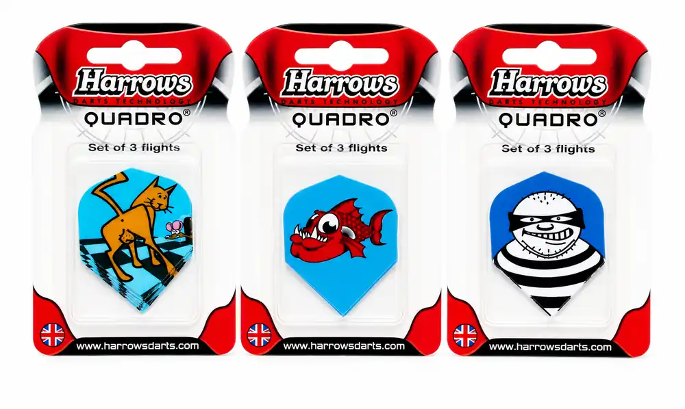 Víkendová Akce HARROWS Letky k šipkám Quadro
