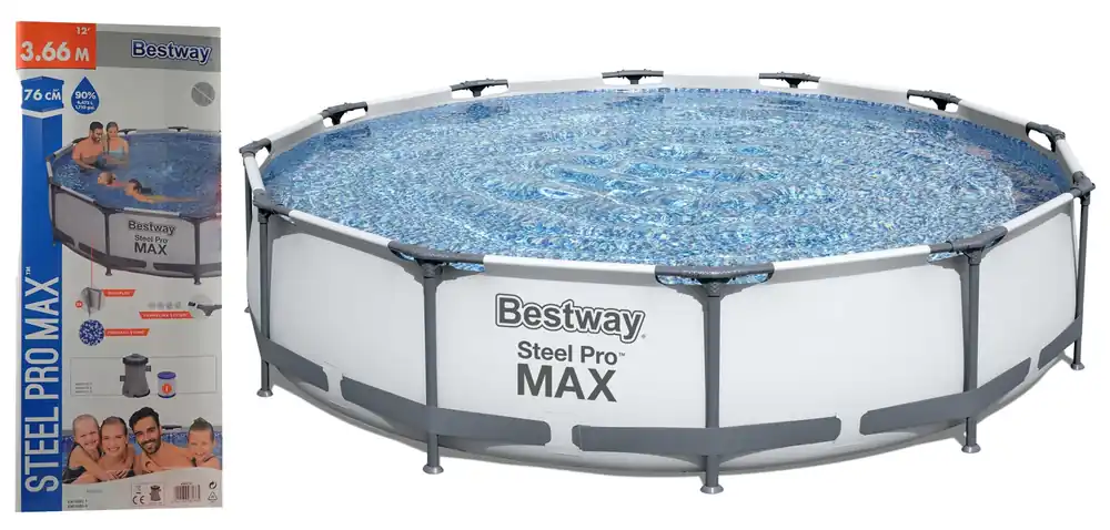 BESTWAY Bazén Steel Pro Max 366x76 cm + příslušenství Novinka