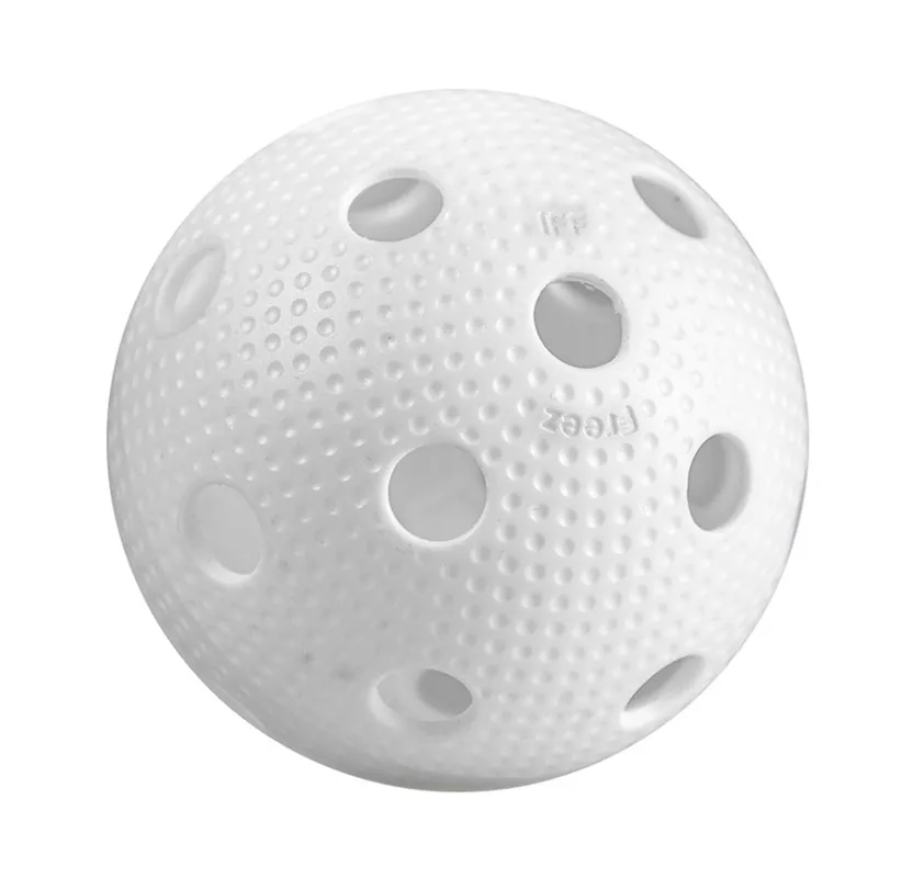 Pouze Dnes Florbalový míček FREEZ BALL OFFICIAL - certifikace IFF bílý