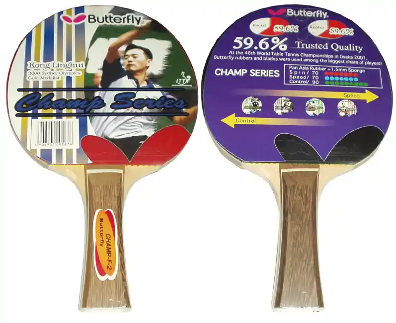 Butterfly G1612K Pálka na stolní tenis Champ F2 Nejlepší Cena