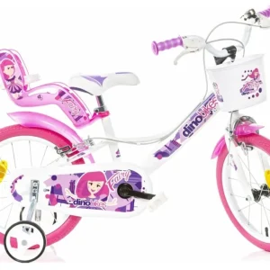 Top Prodej Atraktivní dívčí kolo Dino bikes FAIRY 16" bílé