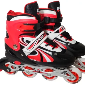 Finální Výprodej Dětské inline brusle roztahovací CS310K červené velikost 33-37