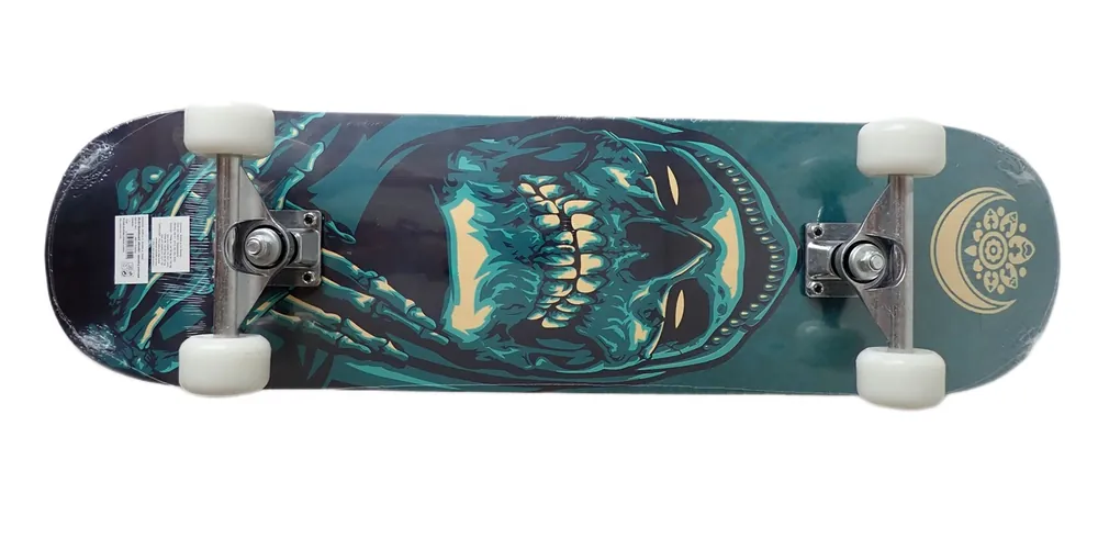 Skateboard závodní se zpevněným podvozkem zelený Finální Výprodej