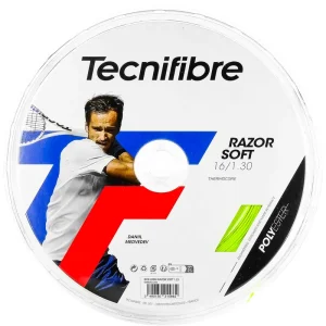 Tenisový výplet Tecnifibre Razor Code Soft Lime 200 m Výhodná Nabídka