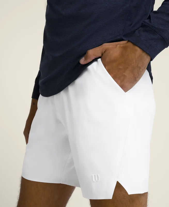 Oblíbený Pánské šortky Wilson M Tournament Short V2 7" Bright White
