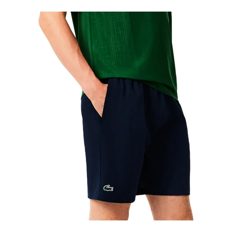 Akční Cena Pánské šortky Lacoste Tennis Performance Shorts Navy Blue/Calathea