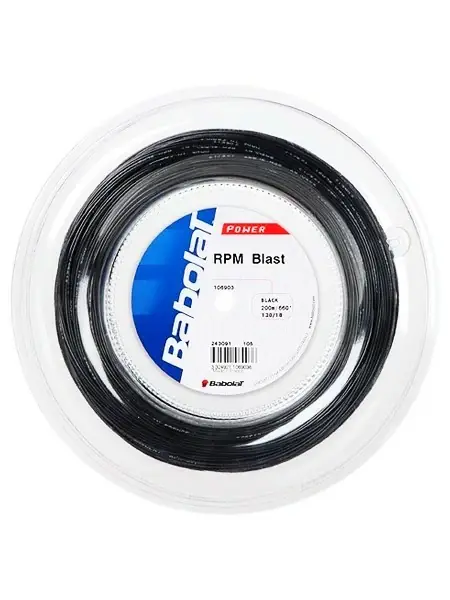 Tenisový výplet Babolat RPM Blast Black 1,20 mm (200 m) Výhodná Nabídka