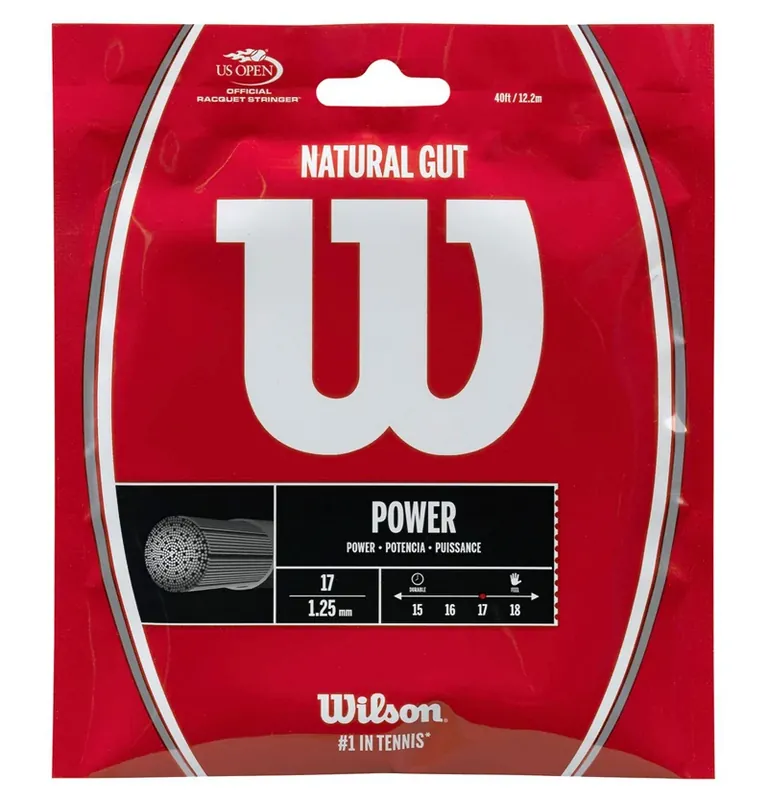 Tenisový výplet Wilson Natural 17 1.25 mm Autentický