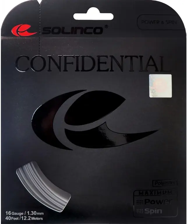 Rychlé Dodání Tenisový výplet Solinco Confidential (12 m)