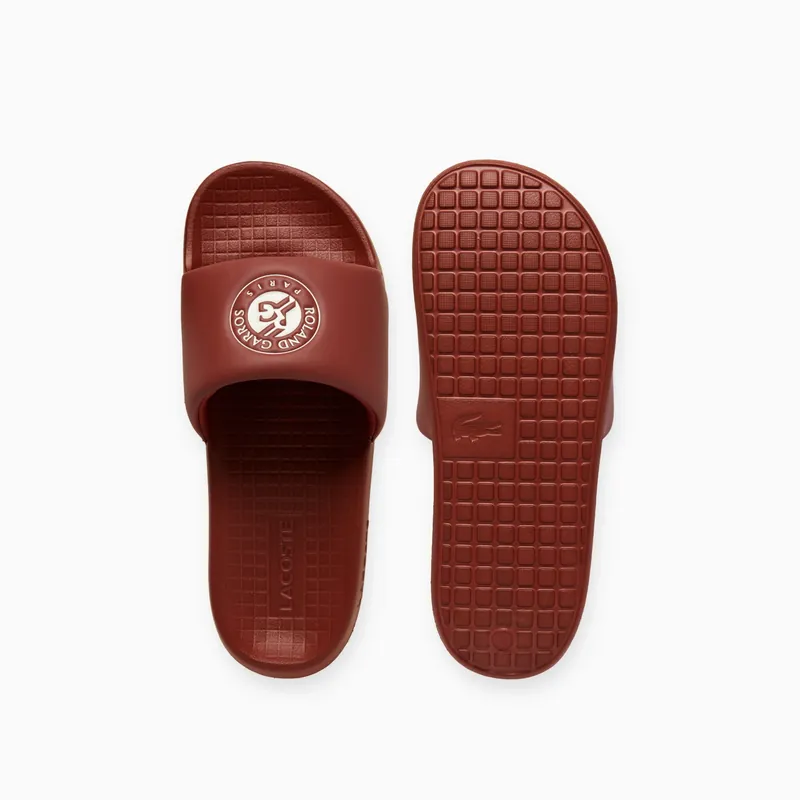 Pouze Dnes Pánské pantofle Lacoste Serve Slide 1.0 Roland Garros Orange