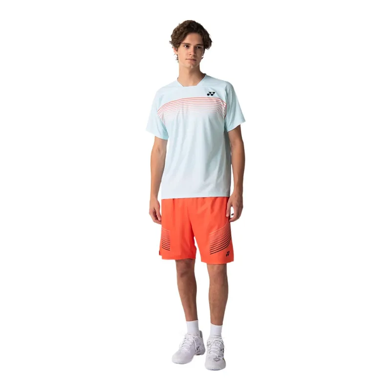 Akce Pánské šortky Yonex Knit Shorts 15247 Practice Cyber Orange