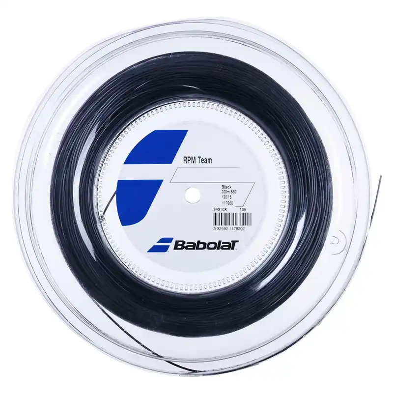 Tenisový výplet Babolat RPM Team Black 1,25 mm (200m) Levný