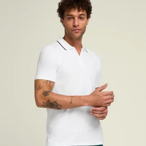 Akční Nabídka Pánské tričko Wilson M Team Seamless Polo 2.0 Bright White