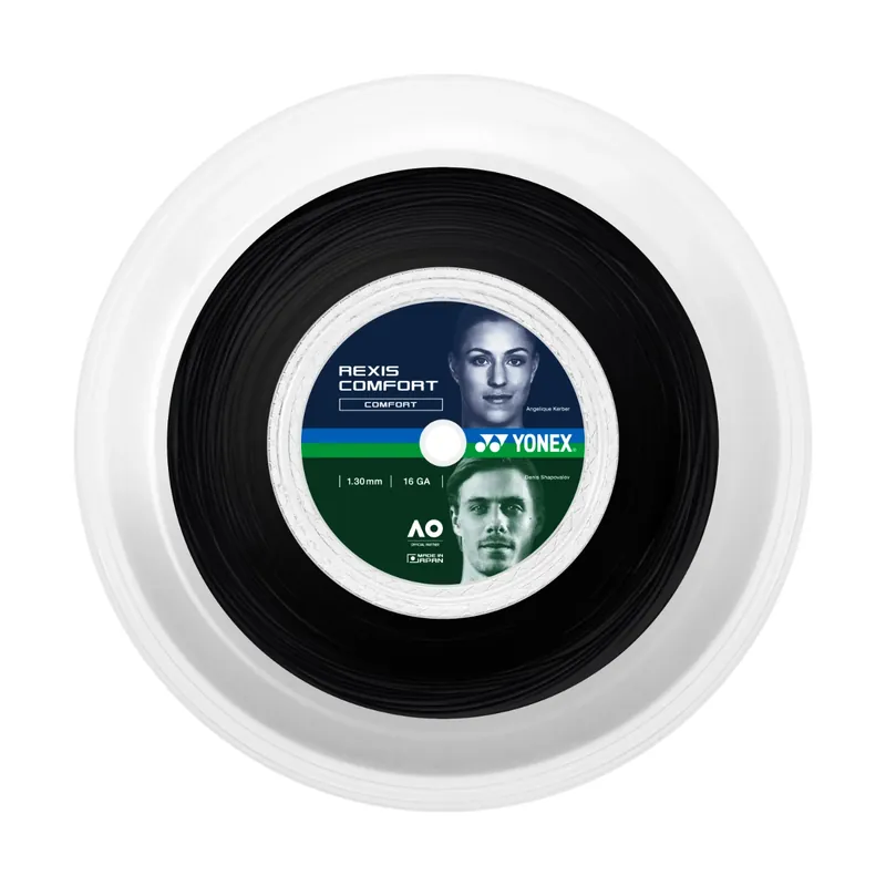 Tenisový výplet Yonex Rexis Comfort Black Reel (200 m) 1,30 mm Dokud Zásoby Vydrží