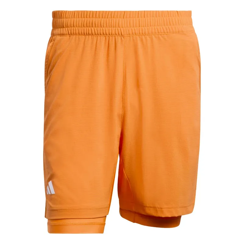 Pánské šortky adidas Tennis Climacool Shorts & Inner Shorts Set Pure Orange Nejprodávanější