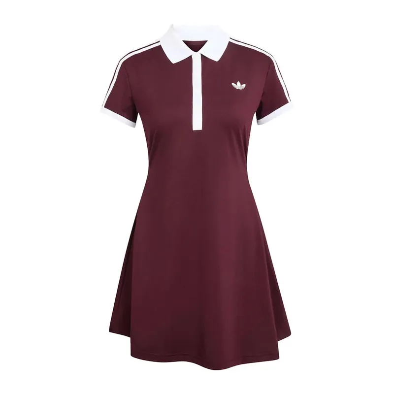 Dámské šaty adidas Tennis Classics Dress Maroon Výhodná Nabídka