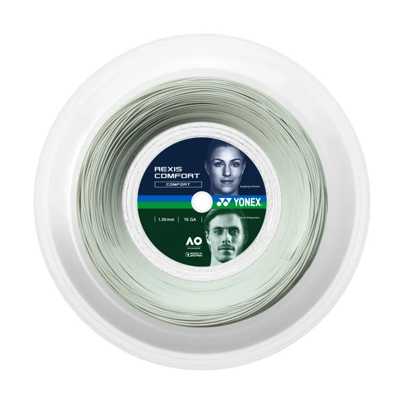 Oblíbený Tenisový výplet Yonex Rexis Comfort White Reel (200 m)