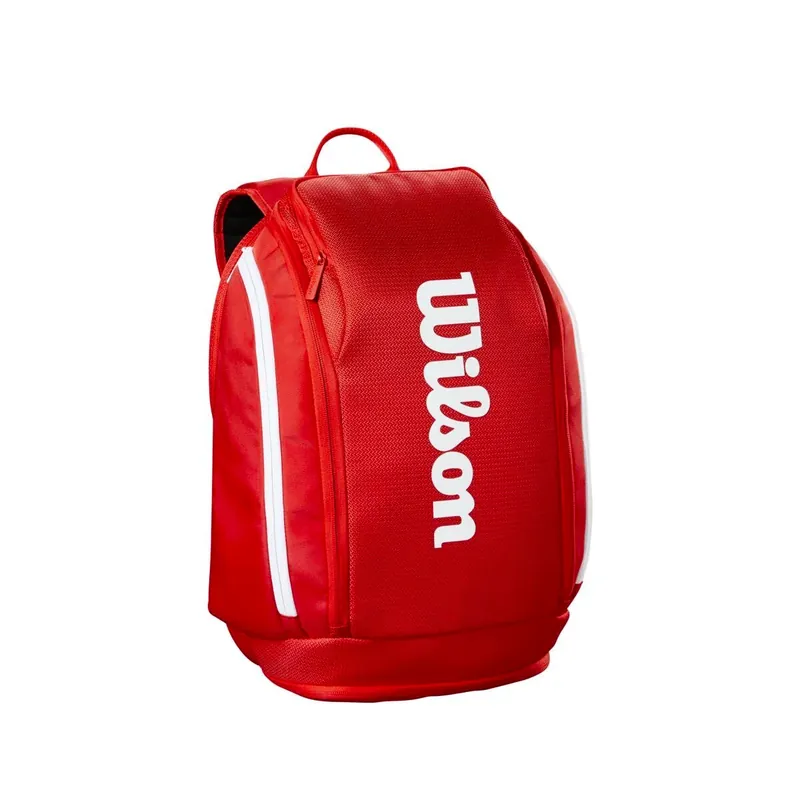 Batoh na rakety Wilson Super Tour Red Backpack 2025 Levný