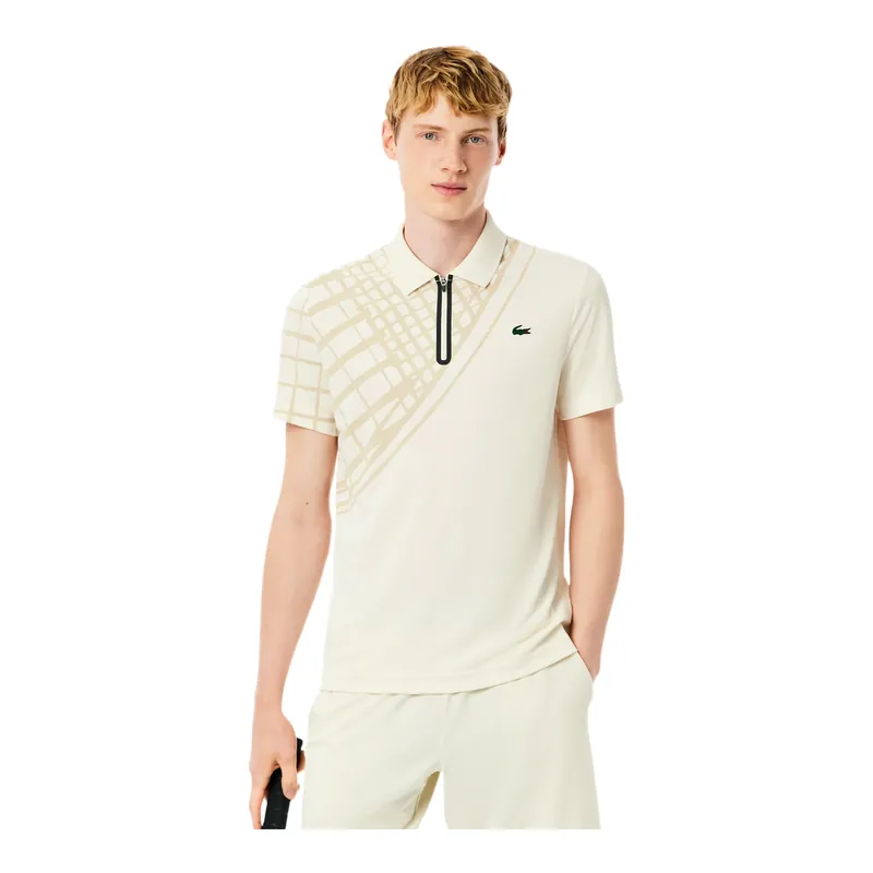 Cenová Bomba Pánské tričko Lacoste Ultra-Dry Zipped Tennis Polo Lapland