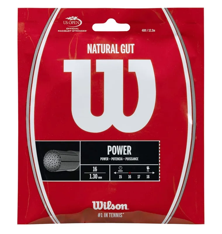 Super Cena Tenisový výplet Wilson Natural 16 1.30 mm