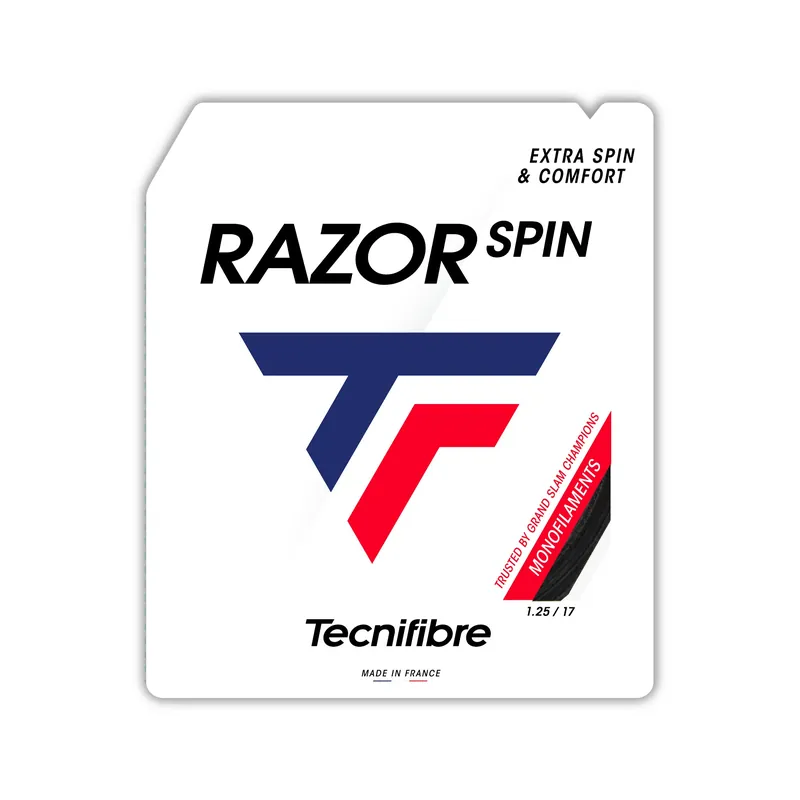 Tenisový výplet Tecnifibre Razor Spin Carbon 12 m Jen Po Omezenou Doba