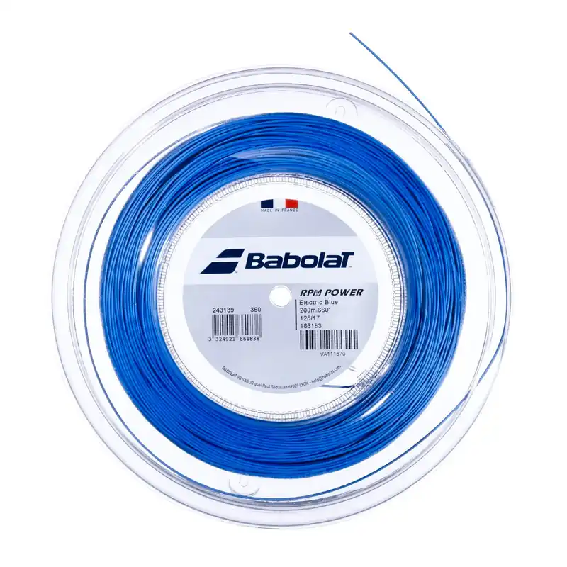 Bezpečná Platba Tenisový výplet Babolat RPM Power Blue 200m 1,25 mm