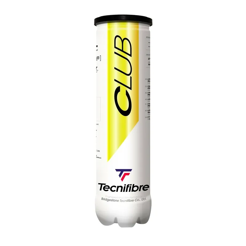 Tenisové míče Tecnifibre Club (4 Pack) Výhodná Nabídka