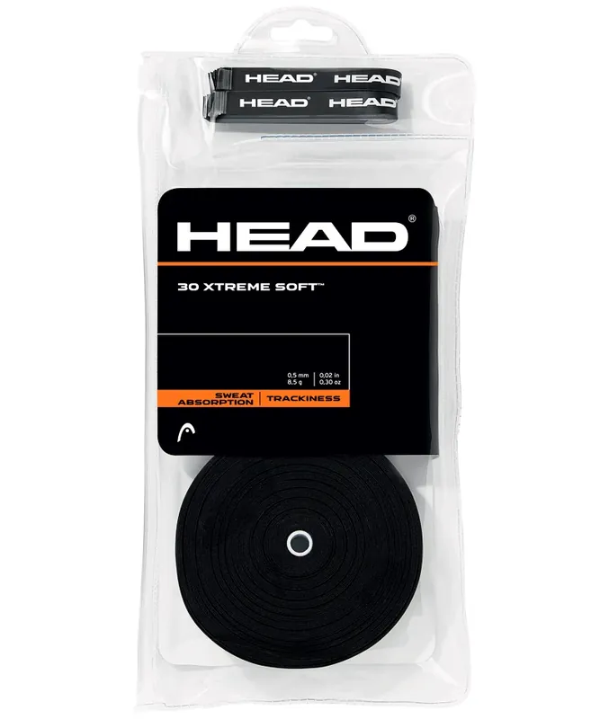 Vrchní omotávka Head Xtreme Soft Black (30 Pack) Cenový Hit