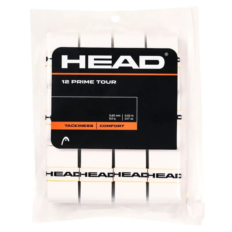 Vrchní omotávka Head Prime Tour 12x Pack White Časově Omezené