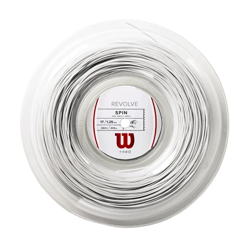 Nejprodávanější Tenisový výplet Wilson Revolve 1.25 mm White Reel (200 m)