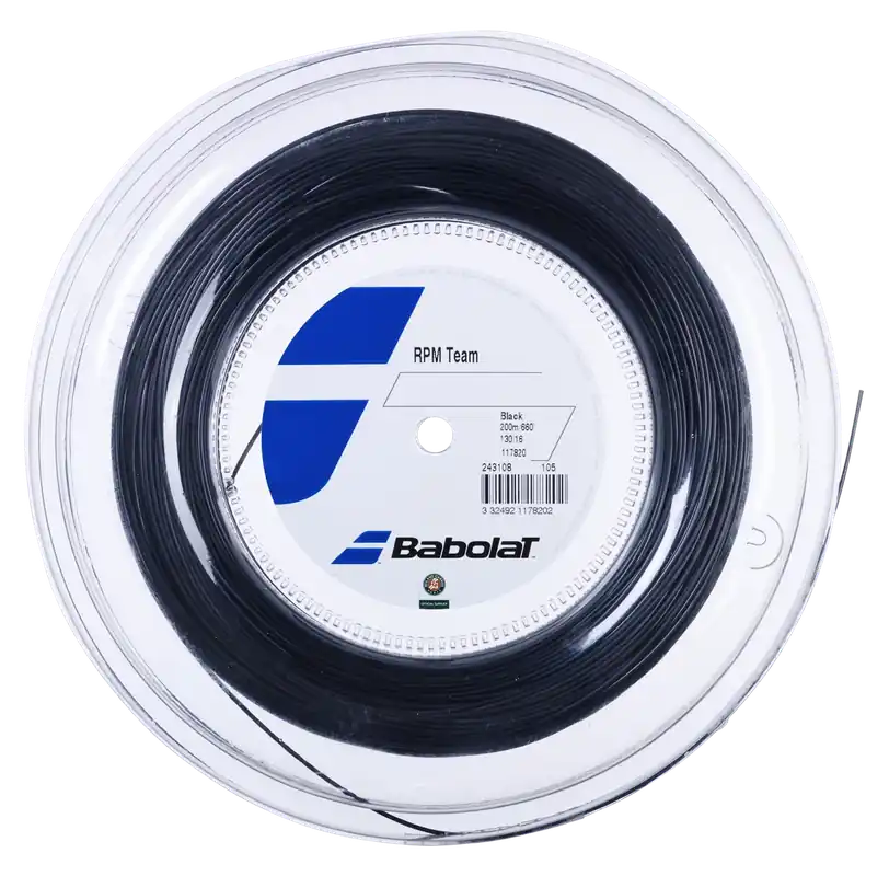 Expresní Doručení Tenisový výplet Babolat RPM Team Black 1,30 mm (200m)