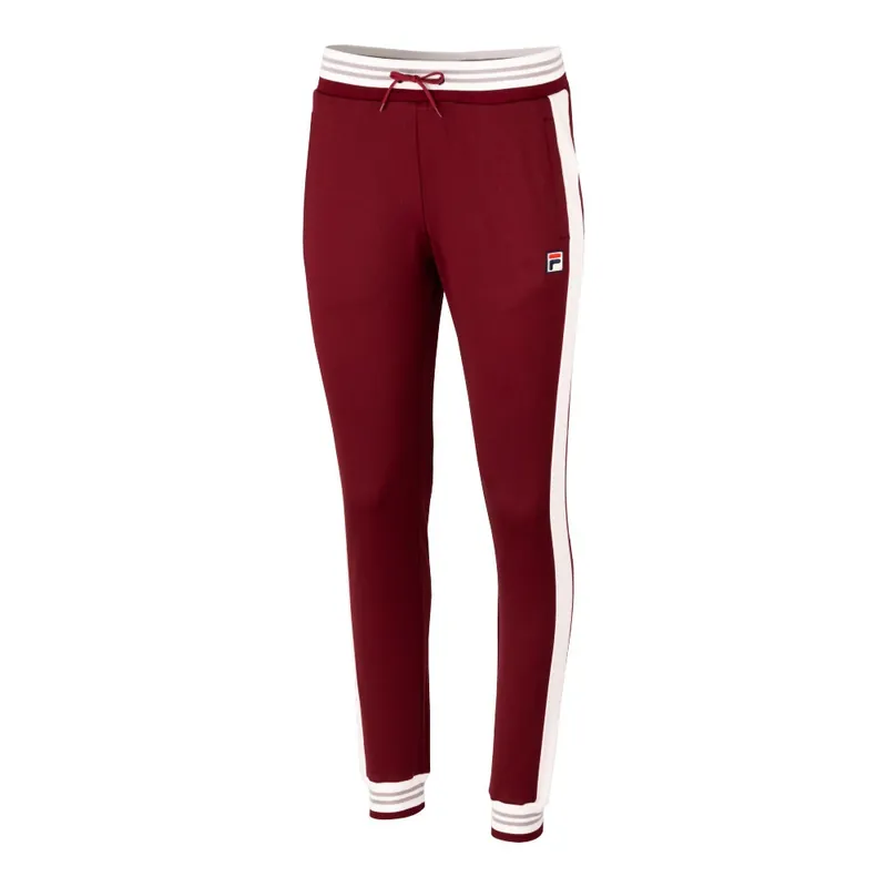 Dámské kalhoty Fila Pants Rumi Cabernet/White Alyssum Cenový Hit