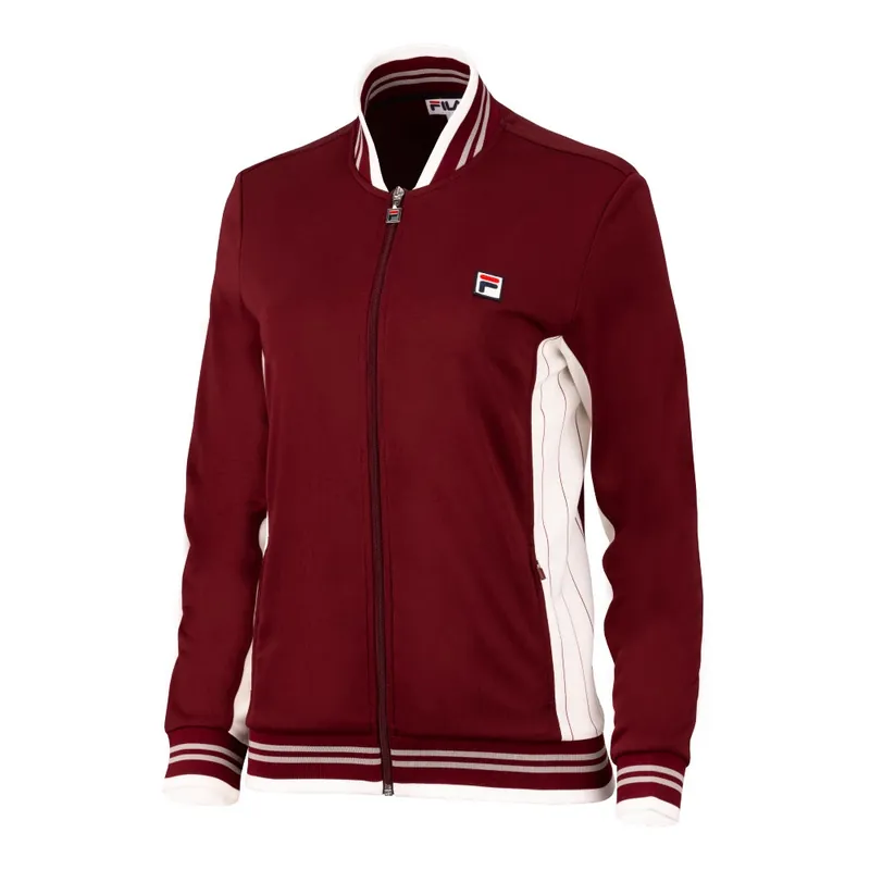 Pouze Dnes Dámská bunda Fila Jacket Romy Cabernet/White Alyssum