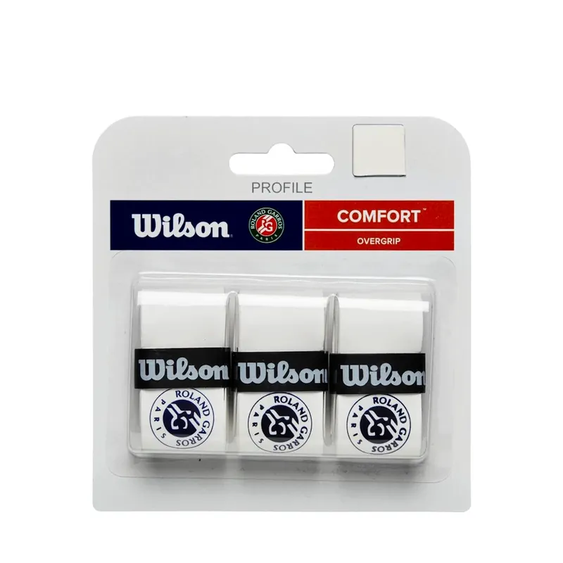Jen Po Omezenou Doba Vrchní omotávka Wilson Roland Garros 2024 Overgrips White/Blue