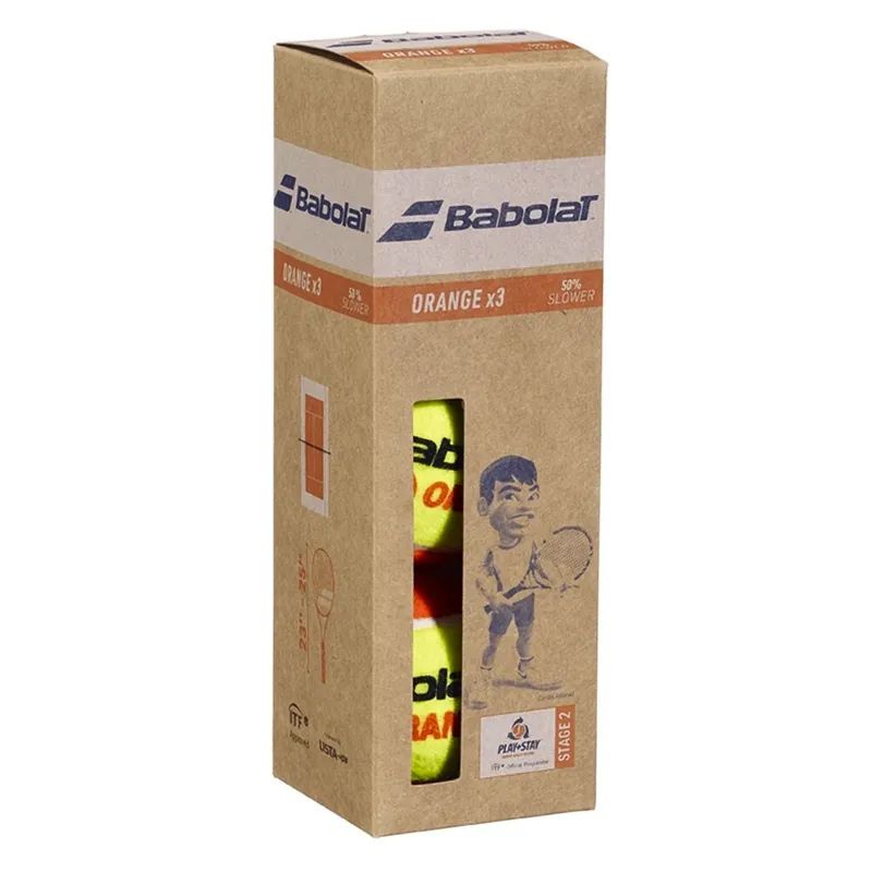 Víkendová Akce Dětské tenisové míče Babolat Orange X3