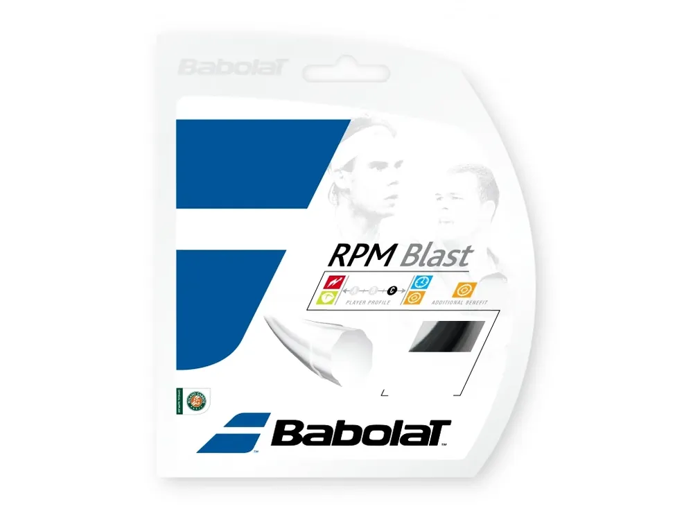 Tenisový výplet Babolat RPM Blast Black 1,30 mm (12,0 m) Must-Have