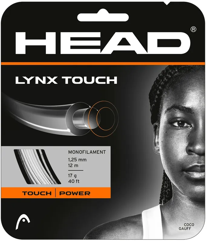 Expresní Doručení Tenisový výplet Head Lynx Touch Transparent Black Set (12 m)