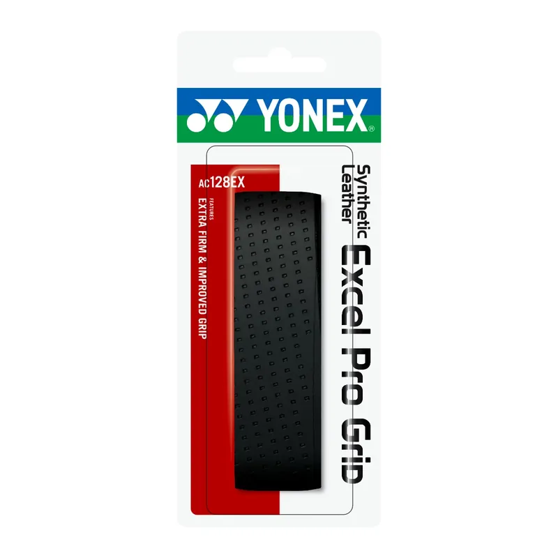 Sezónní Sleva Základní omotávka Yonex Leather Excel Pro AC128 Black