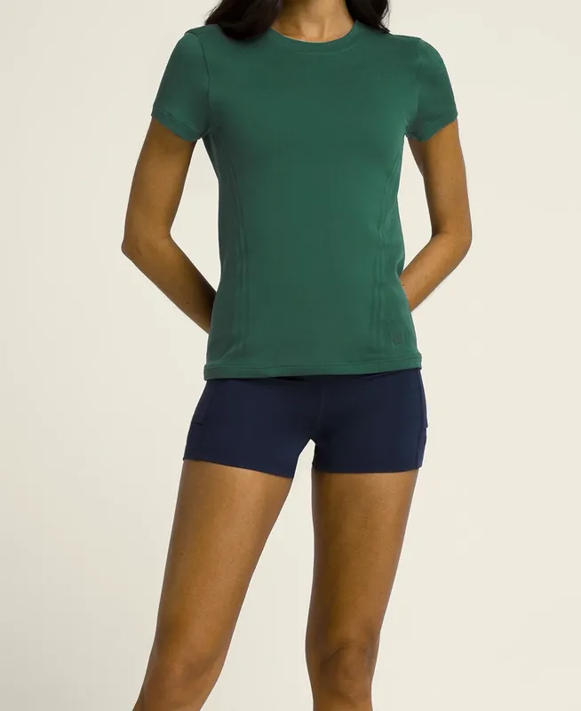 Aktuální Dámské tričko Wilson W Pro Seamless Tee Field Green M