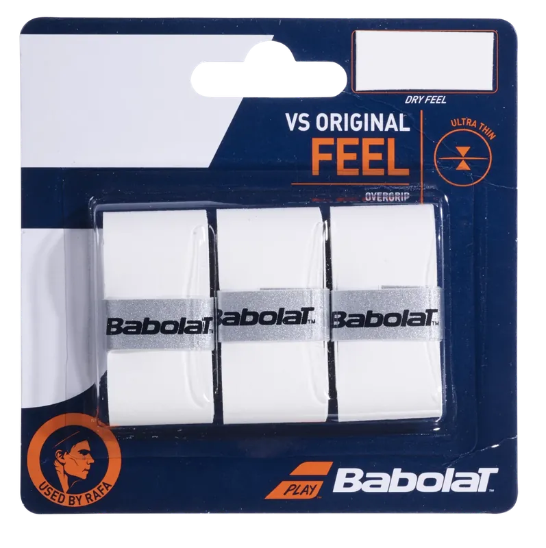 Vrchní omotávka Babolat VS Grip Original X3 (3 Pack) White Ihned K Objednání