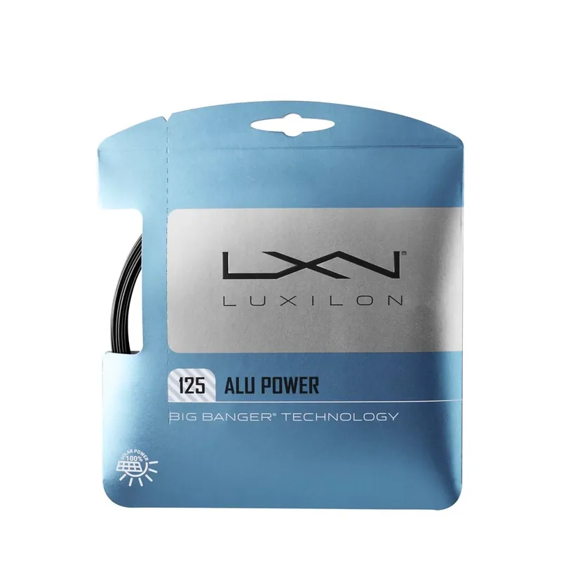 Sleva Tenisový výplet Luxilon Alu Power 1.25 mm Black (12 m)